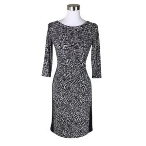 LIKE NEW Ralph Lauren Women's Ruched waist Bodycon Dress Size 6 MSRP $139